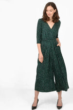 Load image into Gallery viewer, Green Speckled Print Jumpsuit
