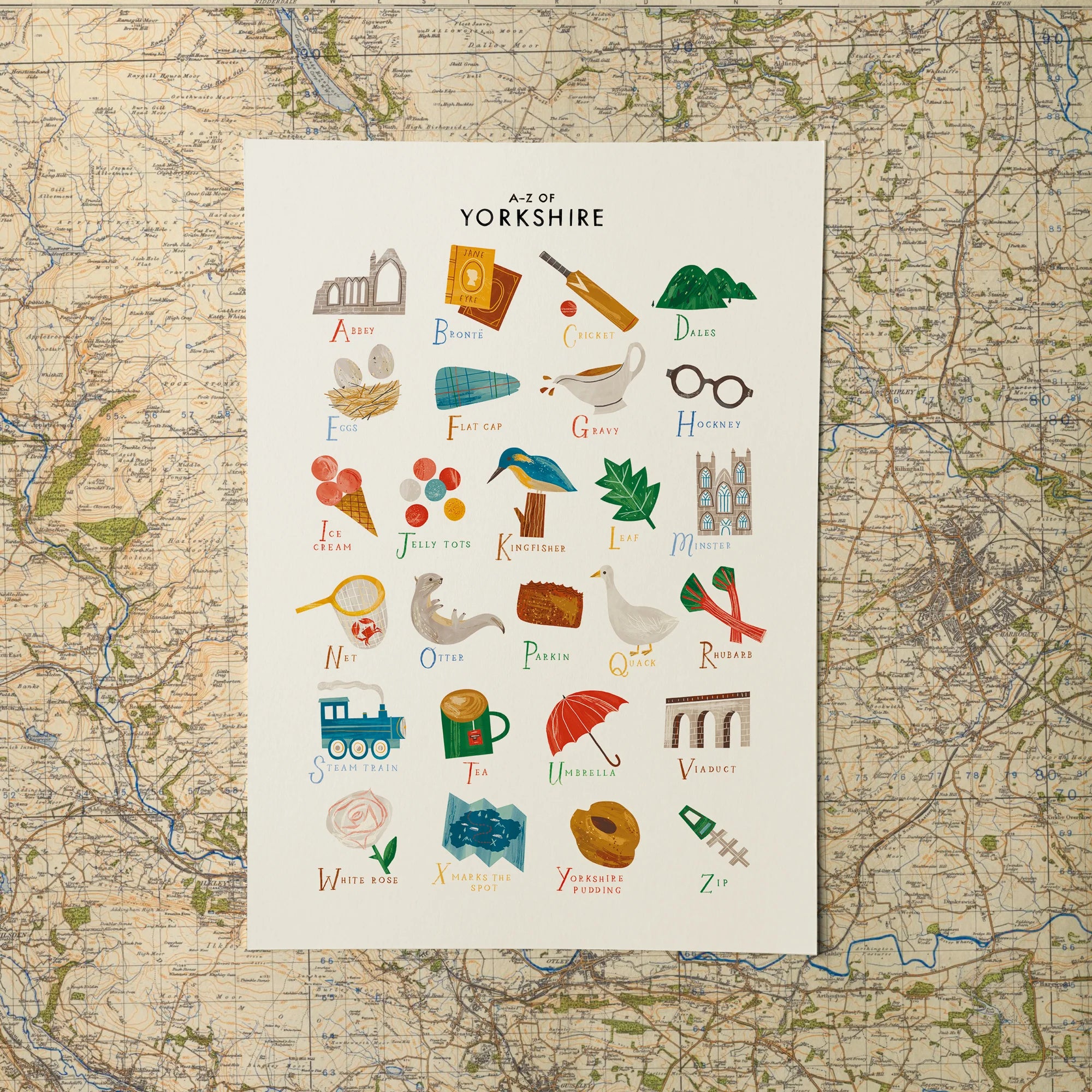 A-Z of Yorkshire Print