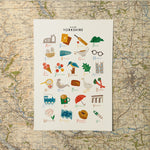 Load image into Gallery viewer, A-Z of Yorkshire Print
