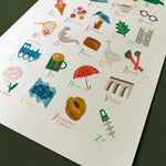 Load image into Gallery viewer, A-Z of Yorkshire Print
