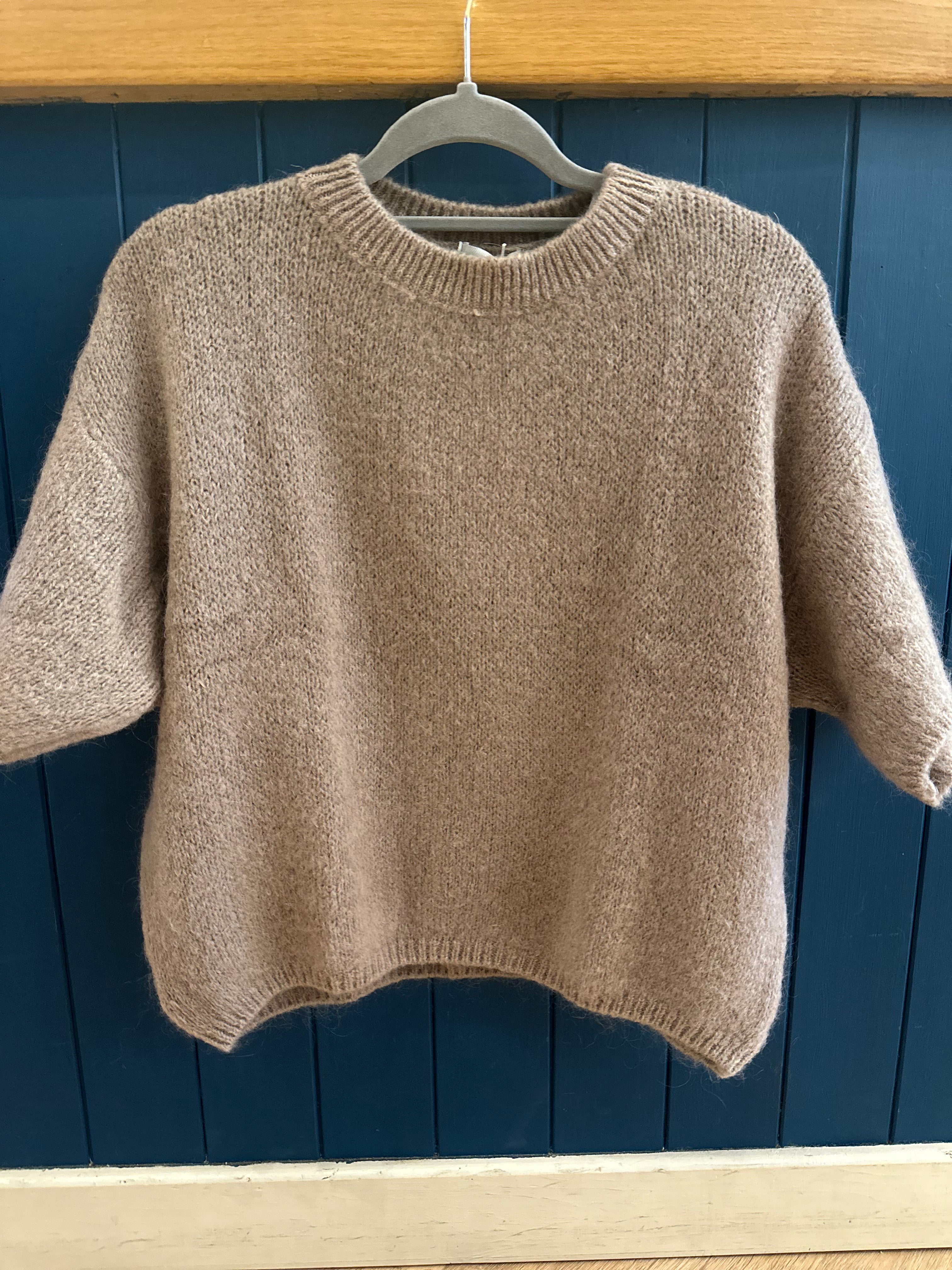 Mohair Cropped Jumper