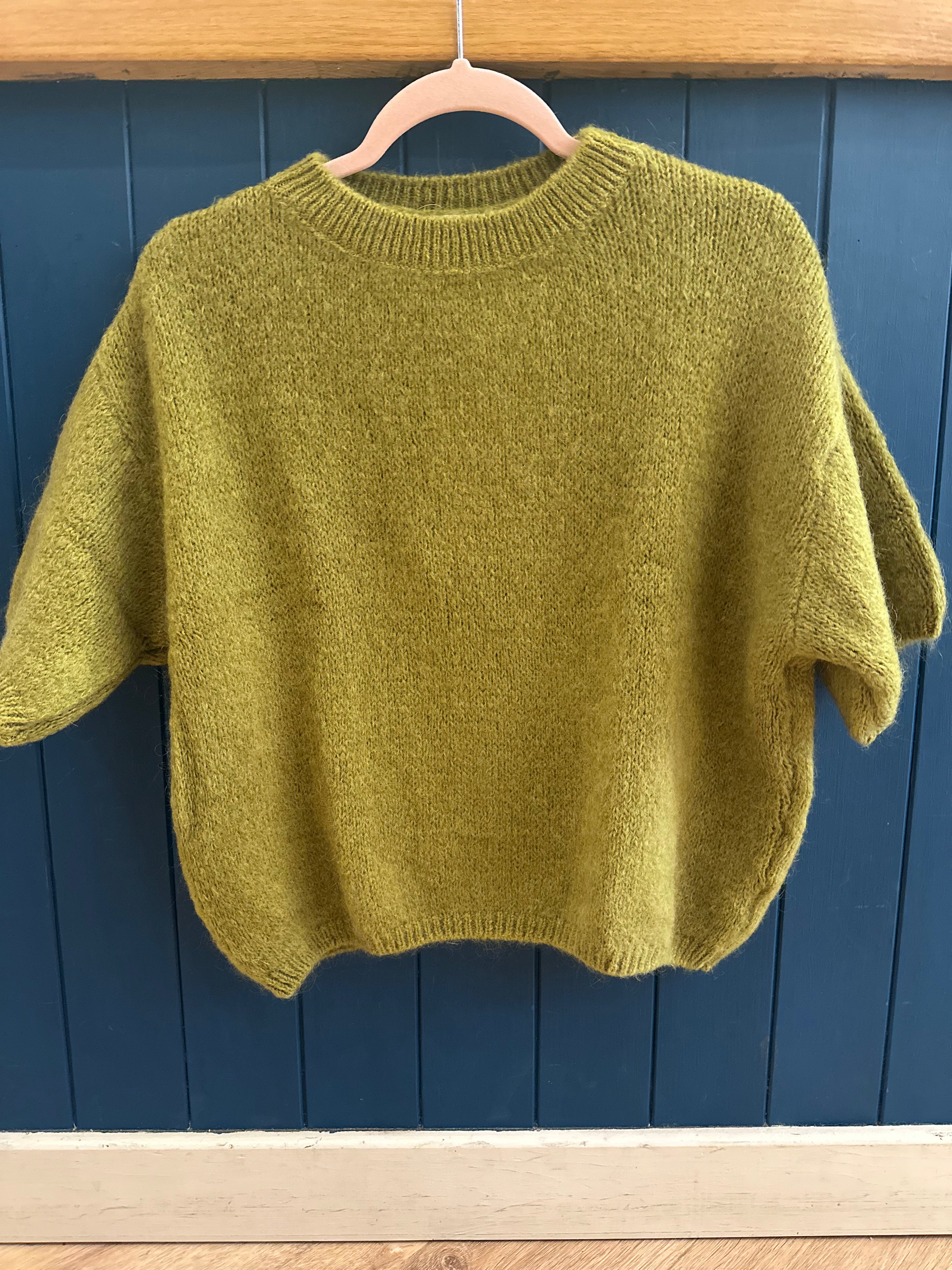 Mohair Cropped Jumper