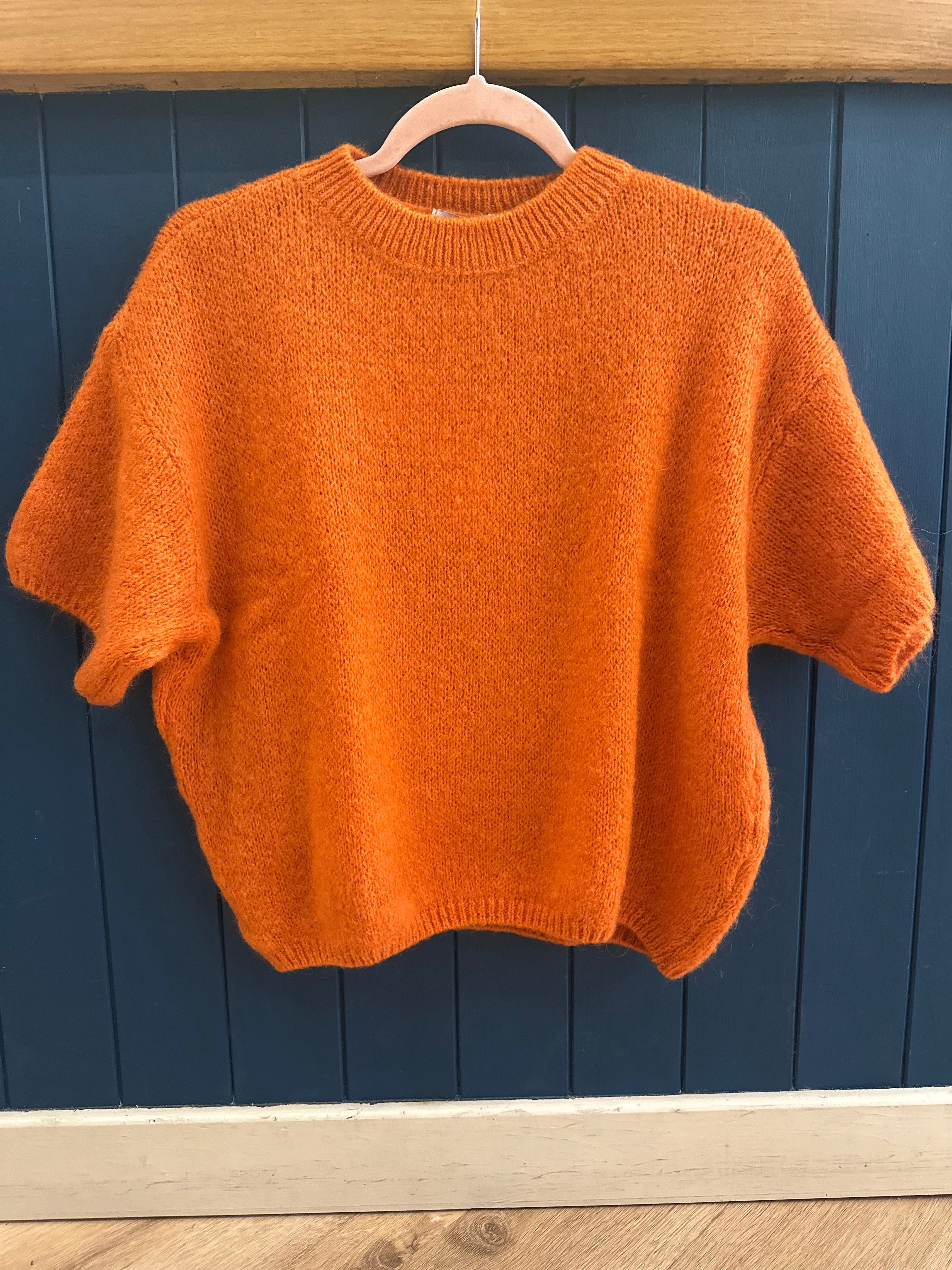 Mohair Cropped Jumper