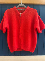 Load image into Gallery viewer, Zip Up Mohair Cardigan
