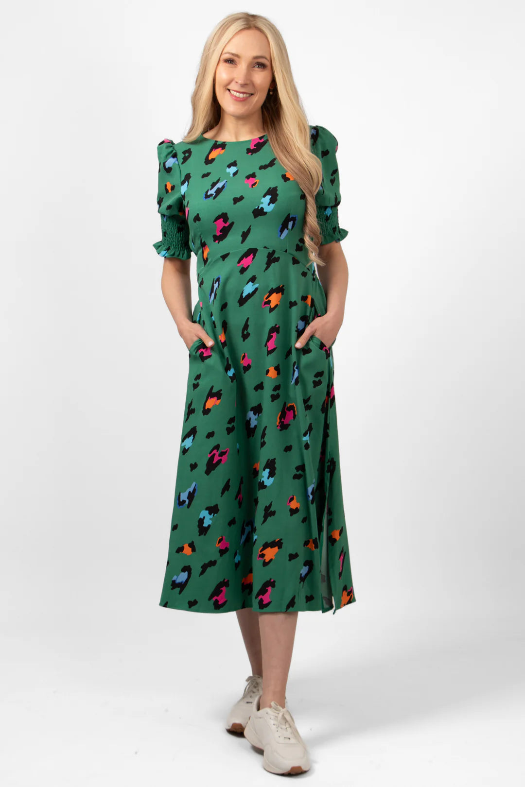 Hazel Leopard Tea Dress