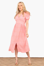 Load image into Gallery viewer, Olivia Tea Dress - Coral
