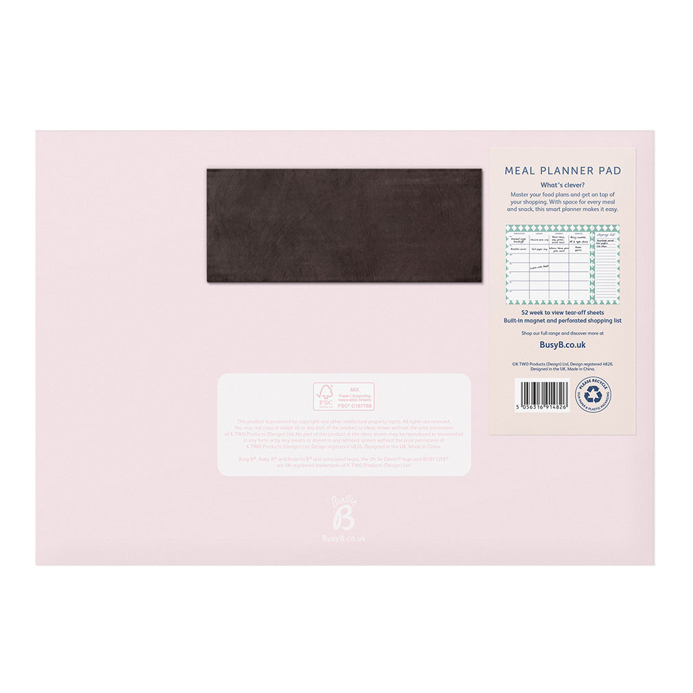 Busy B Meal Planner Pad