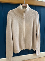 Load image into Gallery viewer, Zip Up Collared Mohair Jacket
