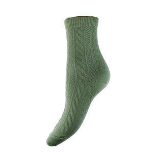 Ribbed Wool Blend Socks (Size 4-7)