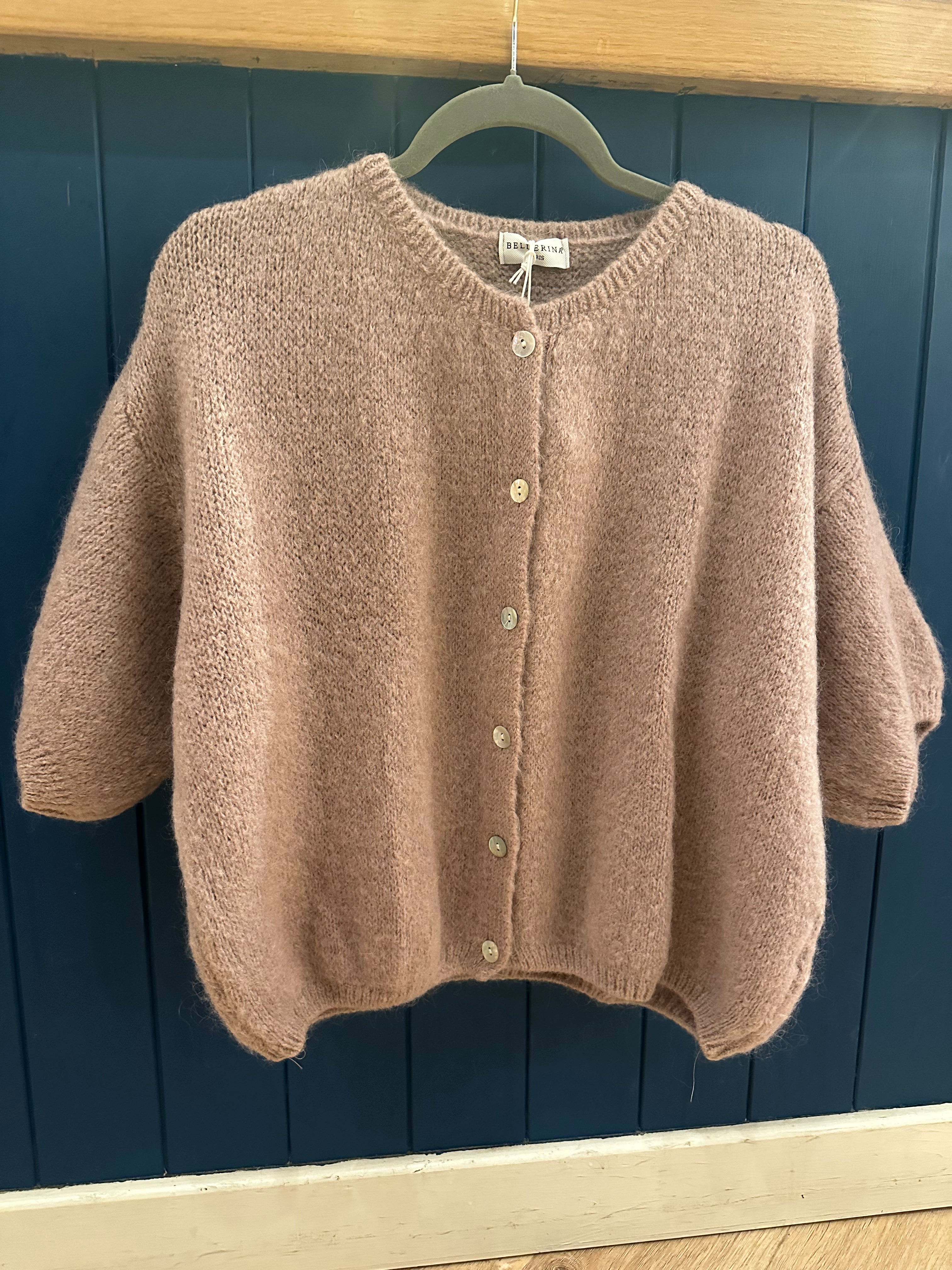 Mohair Cropped Cardigan