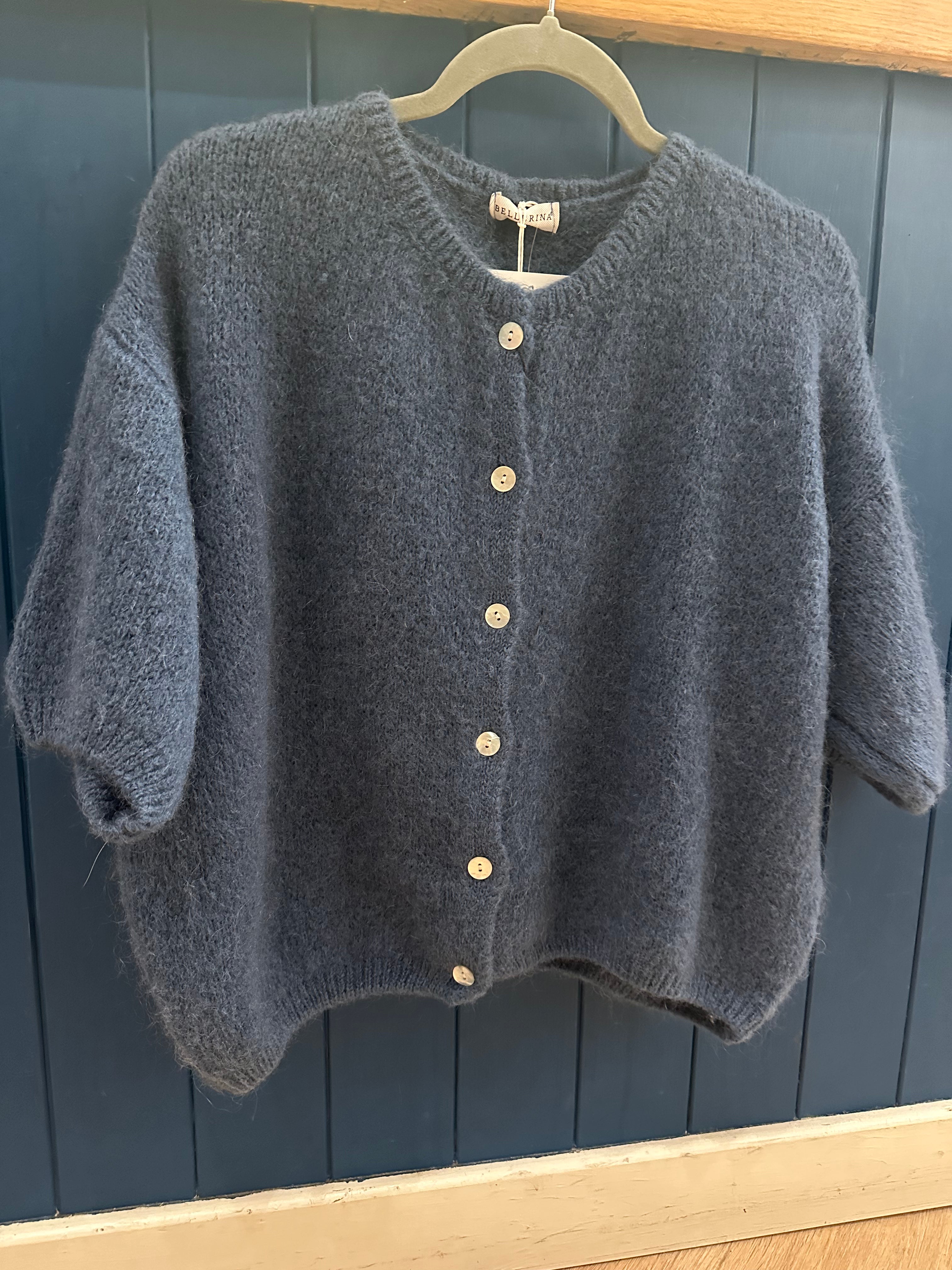 Mohair Cropped Cardigan