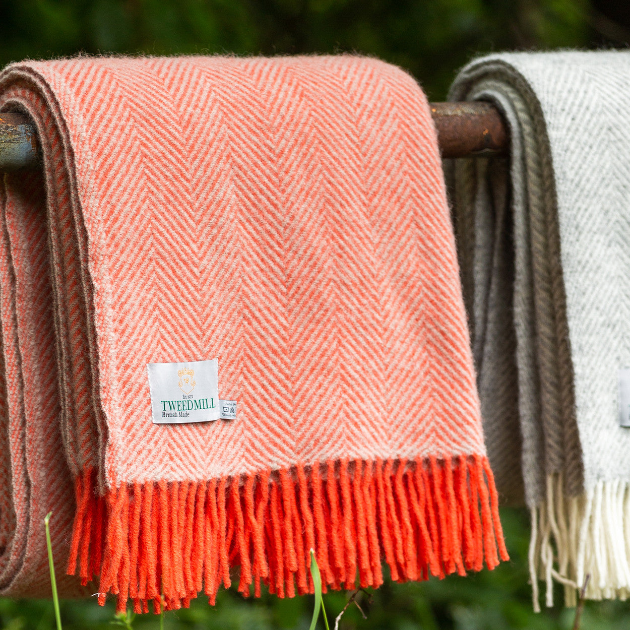 Wool Blanket - Herringbone