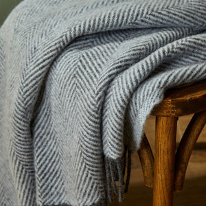 Wool Blanket - Herringbone
