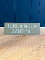 Load image into Gallery viewer, &#39;Ilkley Moor&#39; Enamel Sign
