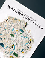 Load image into Gallery viewer, Wainwright Fells Tea Towel
