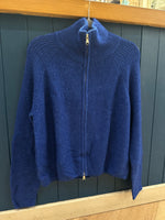 Load image into Gallery viewer, Zip Up Collared Mohair Jacket
