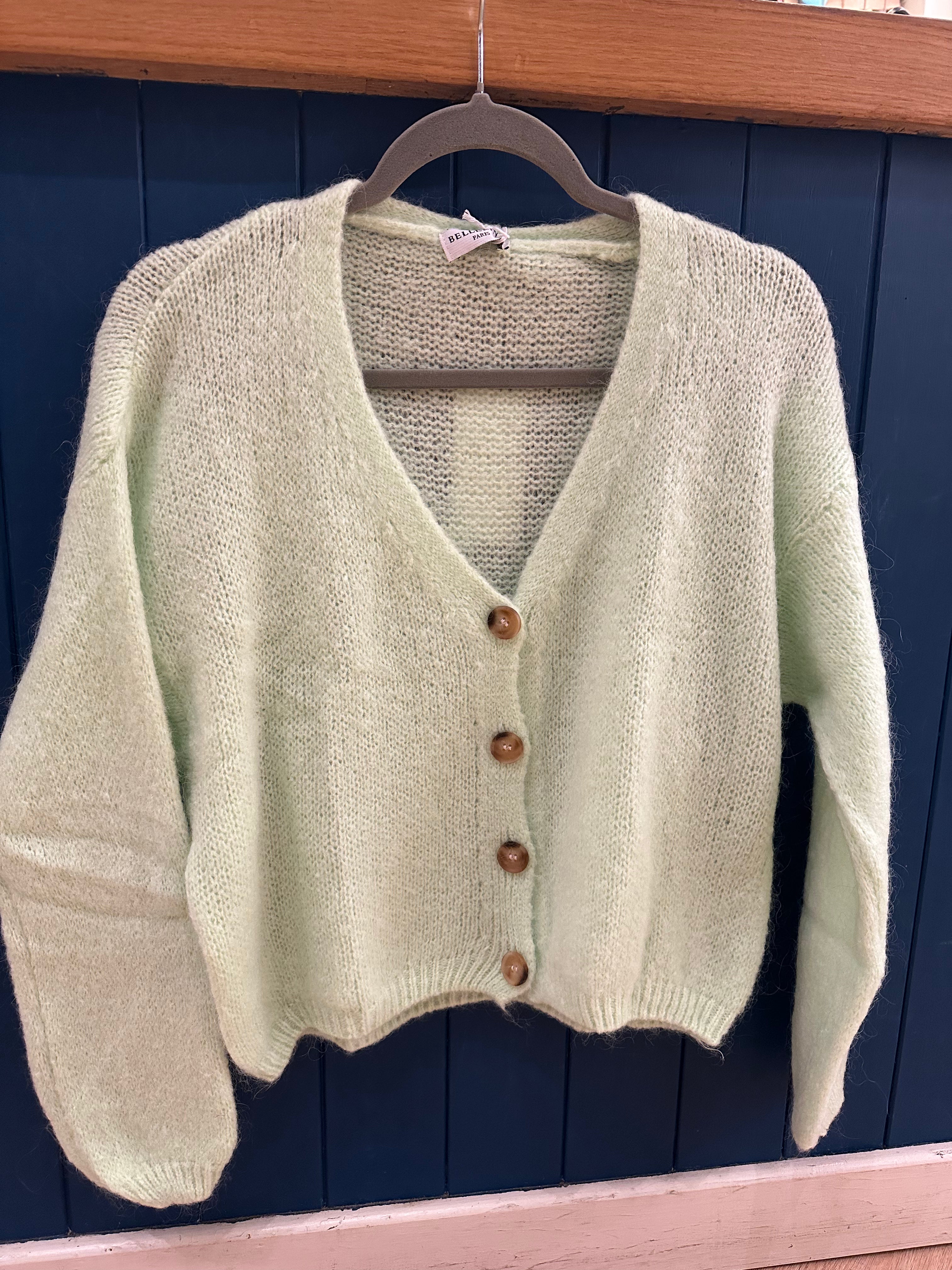 Mohair Long Sleeve Crop Cardigan – Nora's Interiors & Gifts