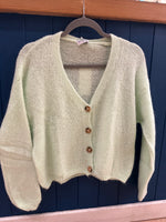 Load image into Gallery viewer, Mohair Long Sleeve Crop Cardigan
