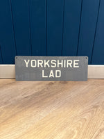 Load image into Gallery viewer, &#39;Yorkshire Lad&#39; Enamel Sign
