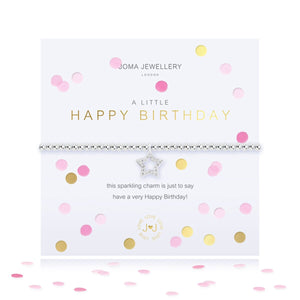 Joma Jewellery 'A Little' Happy Birthday