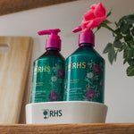 Load image into Gallery viewer, RHS Hand Care Caddy - Wild Rhubarb &amp; Mint
