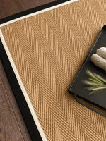 Load image into Gallery viewer, Bordo Herringbone Rug (120cm x 170cm) - Charcoal
