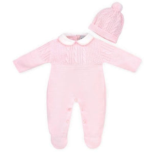 Baby Knitted Romper & Hat