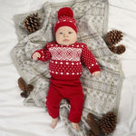 Load image into Gallery viewer, Baby Knitted Fair Isle Set
