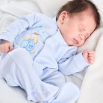Load image into Gallery viewer, Ribbed Cotton Sleepsuit
