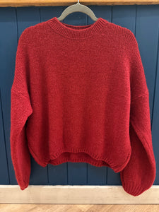Mohair Long Sleeve Crop Jumper