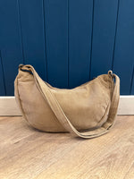 Load image into Gallery viewer, Corduroy Half Moon Bag
