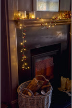 Load image into Gallery viewer, Red &amp; Gold Bells Lights (Battery)
