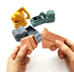 Load image into Gallery viewer, Silicone Bath Toy Set - Vehicles
