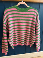 Load image into Gallery viewer, Long Sleeve Alpaca Stripe Jumper
