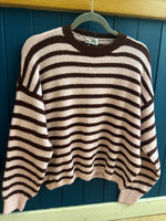 Load image into Gallery viewer, Long Sleeve Alpaca Stripe Jumper
