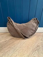 Load image into Gallery viewer, Corduroy Half Moon Bag
