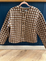 Load image into Gallery viewer, Gingham Quilted Jacket
