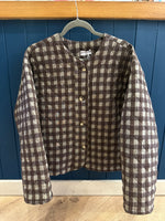 Load image into Gallery viewer, Gingham Quilted Jacket
