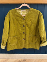 Load image into Gallery viewer, Fine Cord Gingham Jacket
