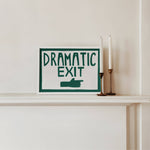 Load image into Gallery viewer, Dramatic Exit Hand Painted Print A3
