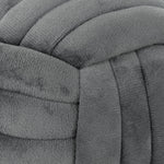 Load image into Gallery viewer, Knot Velvet Door Stop Charcoal: Charcoal / One Size
