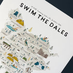 Load image into Gallery viewer, A3 Swim The Dales Print
