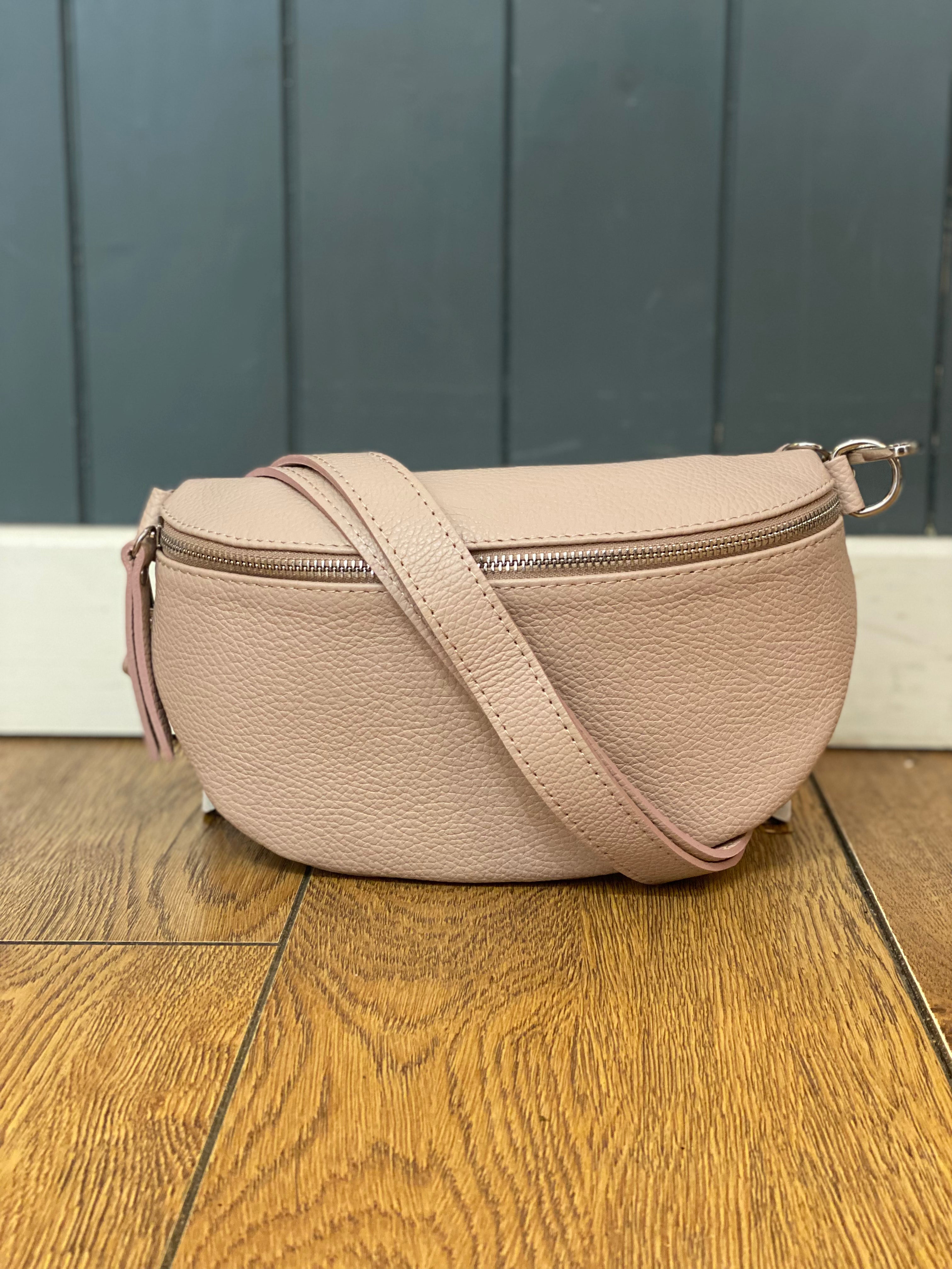 Leather Waist Crossbody Bag