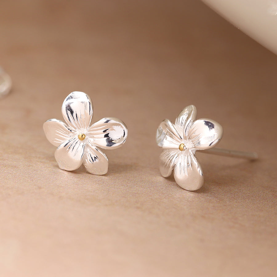 Silver Studs - Violet