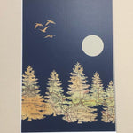 Load image into Gallery viewer, Framed Ilkley Trees &amp; Geese Picture
