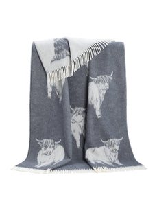 Highland Cow Throw