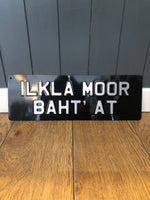 Load image into Gallery viewer, &#39;Ilkley Moor&#39; Enamel Sign
