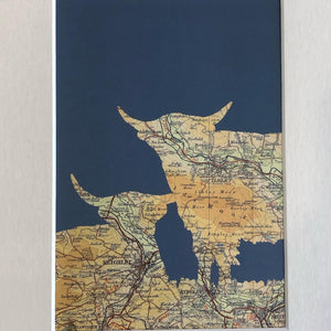 Ilkley Cattle Print