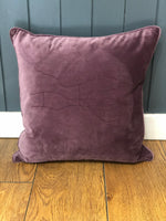 Load image into Gallery viewer, Velvet Ilkley Map Cushion
