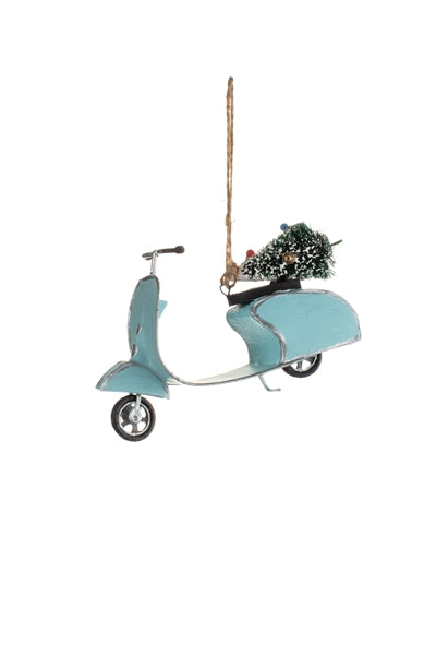 Tin Christmas Decorations - Bikes